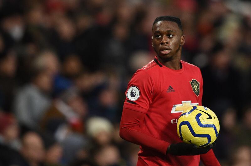 Manchester United defender Aaron Wan-Bissaka. AFP