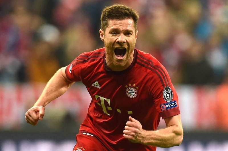 Bayern Munich's Spanish midfielder Xabi Alonso announced on March 9, 2017, that he will end his football career at the end of the current season. Christof Stache / AFP