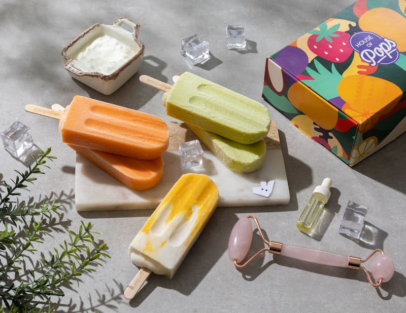 House of Pops is offering popsicles with beauty benefits for a limited time. Photo: House of Pops / Deliveroo