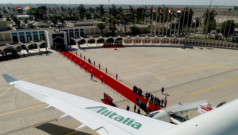 Pope Francis arrives in Baghdad on his first visit to Iraq. Pope Francis began his historic trip to war-scarred Iraq, defying security concerns and the coronavirus pandemic to comfort one of the world's oldest and most persecuted Christian communities.