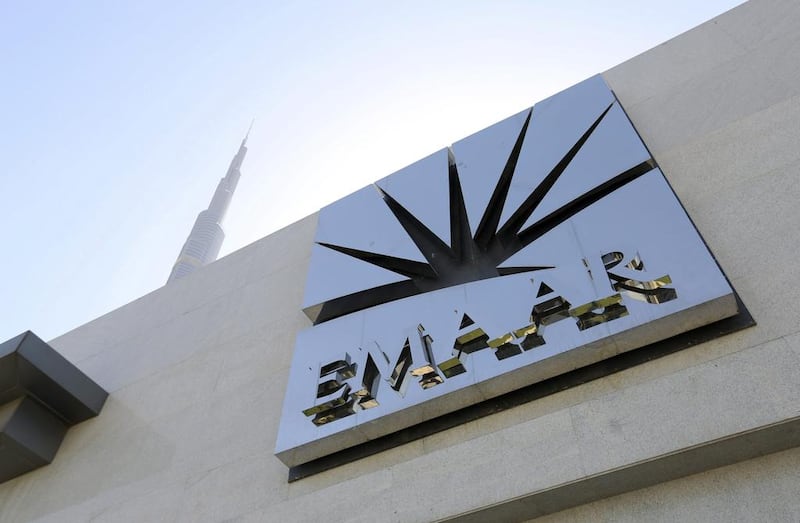 Emaar says its second-quarter revenue grew 55 per cent year-on-year to Dh5.88bn. Bloomberg