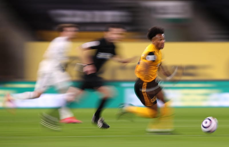 Adama Traore, 8 – An inspired shot from range that rattled the crossbar and struck the back of a helpless Meslier to put Wolves ahead. Used his strength well to cut inside, a move that was made easier by Leeds’ tendency to leave gaps between the full backs and centre backs. Getty