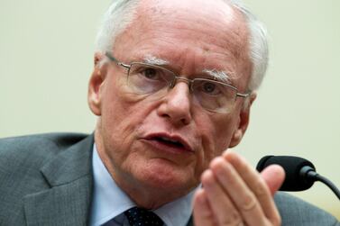 James Jeffrey said it was time for Syrian leader Bashar Al Assad to choose between peace negotiations or war. AP