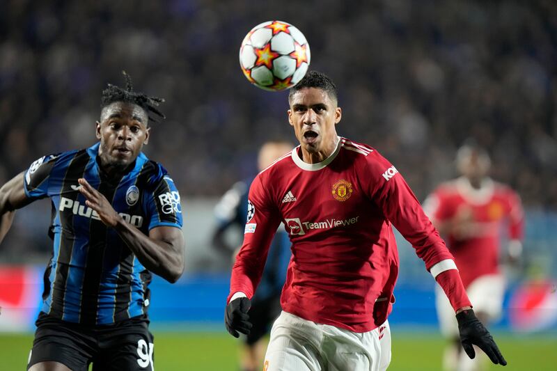 Raphael Varane 6 - Blocked a tenth minute Atalanta shot and looked comfortable. Came off injured after feeling his hamstring after 38 minutes. A shame. It’s the Manchester derby this Saturday, too. Getty