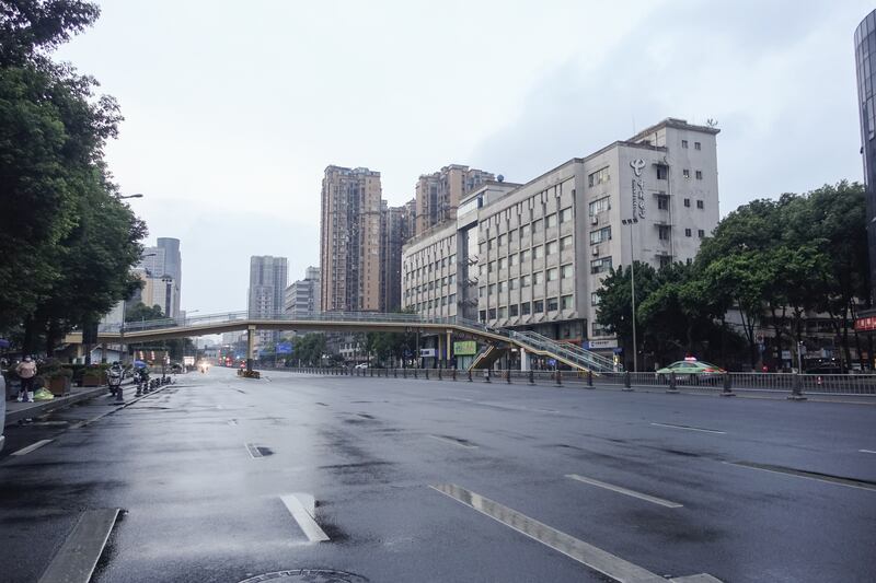Chengdu, the capital of the south-western province of Sichuan, was sealed on September 1 after Covid cases were detected. EPA