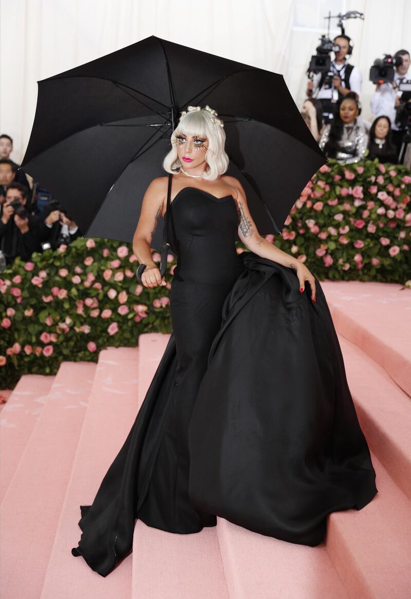 Singer Lady Gaga arrives at the 2019 Met Gala in New York on May 6. EPA