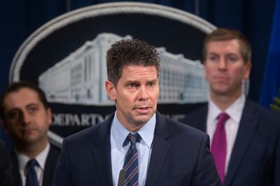 epa06555568 Acting FBI Deputy Director David Bowdich (C) speaks during a news conference with other law enforcement officials held to announce law enforcement action against schemes to fraud senior citizens, at the Justice Department in Washington, DC, USA, 22 February 2018. During the news conference Bowdich said there was a 'mistake made' within the FBI when the agency received a tip regarding the suspect of the 14 February shooting at Marjory Stoneman Douglas High School in Parkland, Florida. A review of the agency's public access line has been ordered following the shooting.  EPA/MICHAEL REYNOLDS