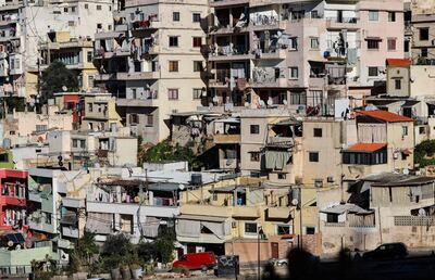 The neighbourhoods of Bab Al Tabbaneh and Jebel Mohsen in the northern Lebanese city of Tripoli. AFP