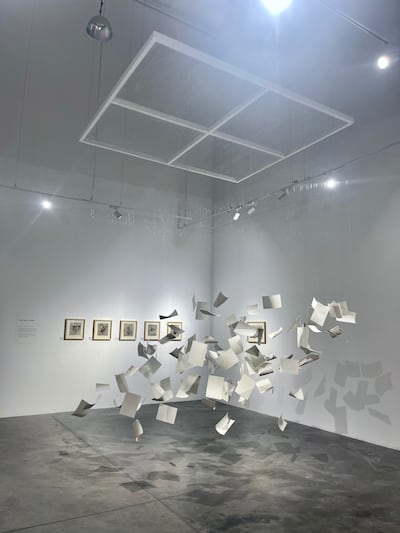 'Leaving is Home' (2022), an installation by Sawsan Al Bahar. Photo: Firetti Contemporary gallery