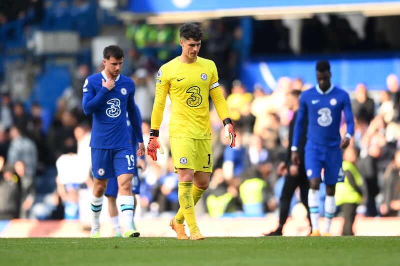CHELSEA RATINGS: Kepa Arrizabalaga - 7. Made a cracking save to deny Mitoma from close range in the 28th minute. Made another smart stop to deny Ferguson in the shortly afterwards. Ended the game with nine saves. Getty