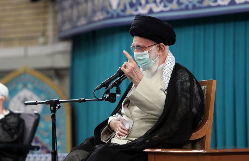 The UK office of Ayatollah Ali Khamenei, Iran's supreme leader, received more than £100,000 of British taxpayers’ money under the Covid-19 furlough scheme. EPA