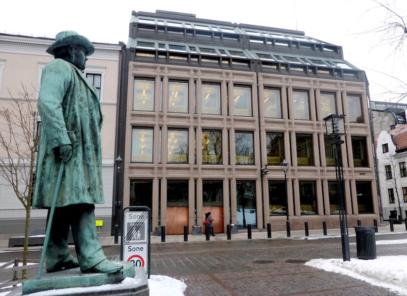 The Norwegian central bank, where Norway's sovereign wealth fund is situated, in Oslo. Reuters