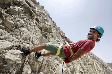 Saeed Al Memari is delighted to have made his mark in history after becoming the first Emirati to conquer Mount Everest. Ruel Pableo for The National