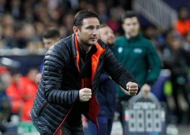 Chelsea manager Frank Lampard. AP