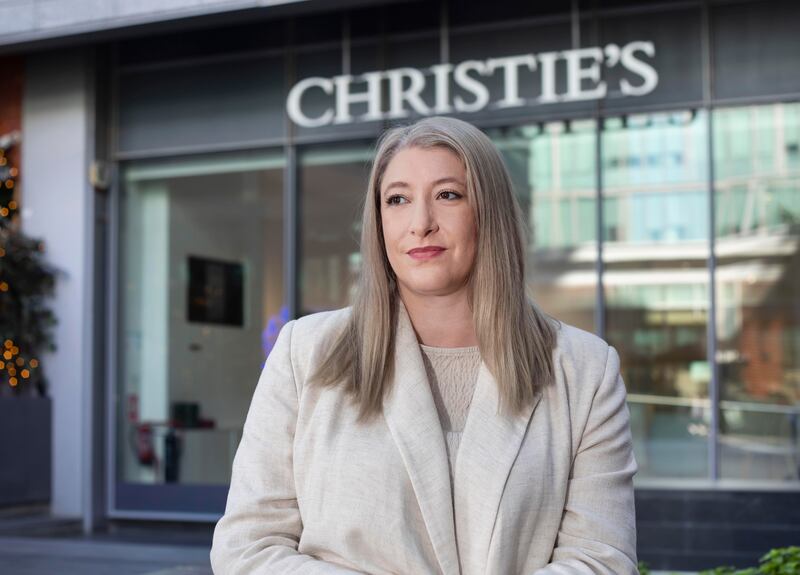 Meagan Kelly Horsman is managing director of Christie's Middle East, handling rare and extravagant artworks in its gallery in Dubai's DIFC. All photos: Leslie Pableo / The National