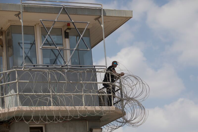 Authorities believe the men may try to reach the occupied West Bank, which is about four kilometres from the prison, or the border with Jordan, which is 14km away. Getty