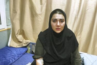 Ana Diamond pictured in Iran a few weeks after her release on bail. It was the first time she had been allowed access to professional medical services. Photo: Ana Diamond