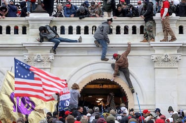 Trump supporters storm the US Capitol Building in Washington, DC on January 6, 2021. Reuters