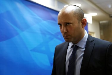 Right-wing Yamina party head Naftali Bennett announced his party's intention to join a new coalition. Reuters