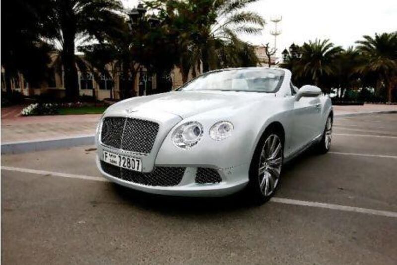 The pleasure derived from driving the GTC is unsurpassed. However, the car is lacking in features considering its price. Fatima Al Marzouqi / The National