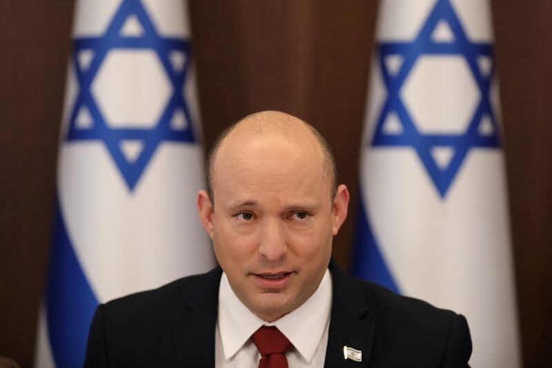 Israeli Prime Minister Naftali Bennett. Reuters