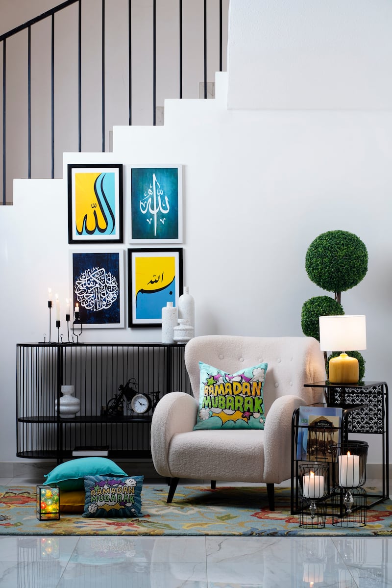 Home decor stores offer both traditional Islamic art as well as pop culture accessories for Ramadan. Photo: Pan Emirates
