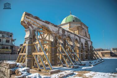 Mosul’s grand Al Nuri Mosque. Courtesy of UAE Ministry of Culture