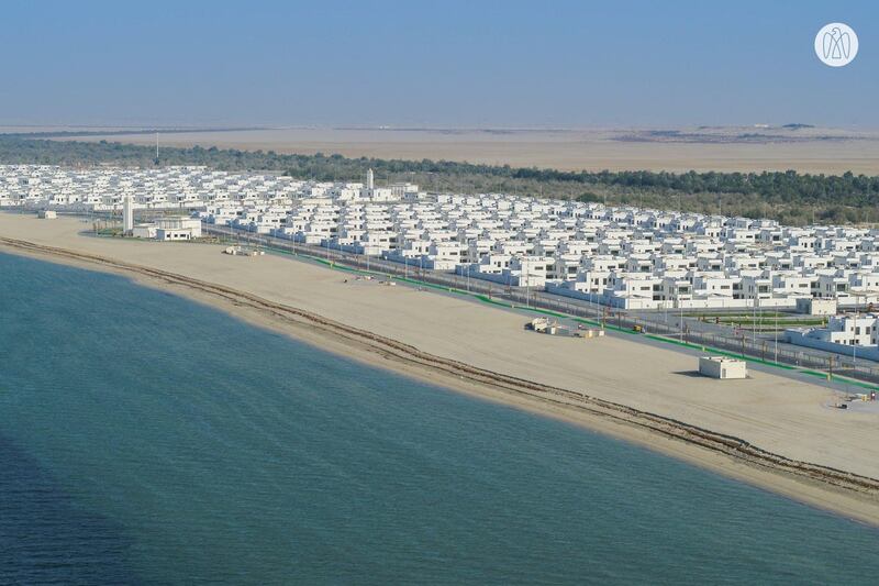 Al Mughirah housing project includes 410 residential villas for UAE citizens. Courtesy: Abu Dhabi Media Office