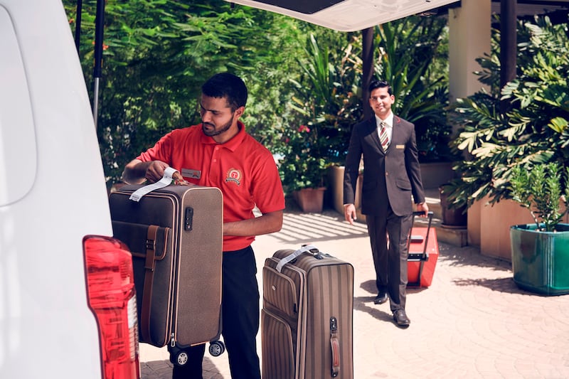 Both Emirates and flydubai offer home check-in facilities at additional cost. Photo: Emirates