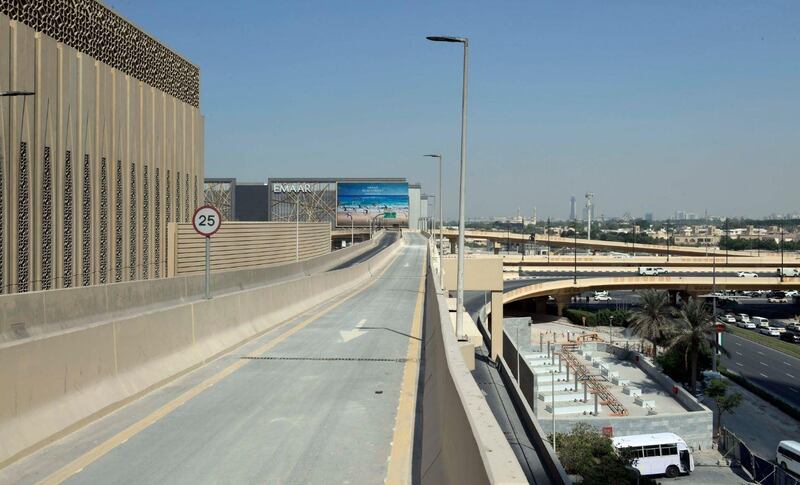 The new bridges will allow better access directly to Dubai Mall's car parks, cutting traffic in the surrounding streets. Courtesy: Dubai Media Office / RTA