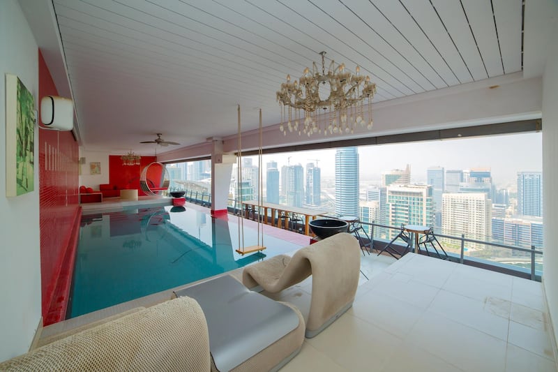 The apartment is located in Silverene Tower, Dubai Marina. Courtesy Allsopp & Allsopp