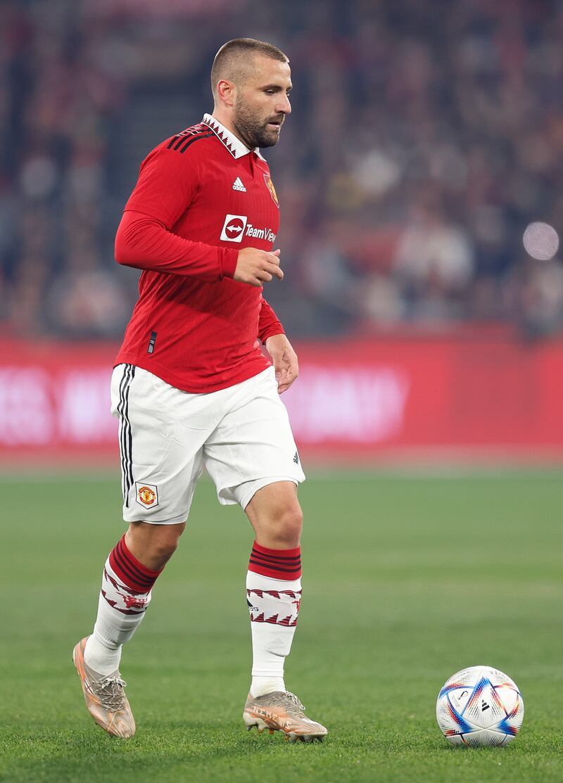 42=) Luke Shaw of Manchester United, £150,000 a week. Getty