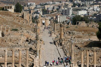 Ancient Roman landmarks in Jerash, Jordan. Photo: Reuters