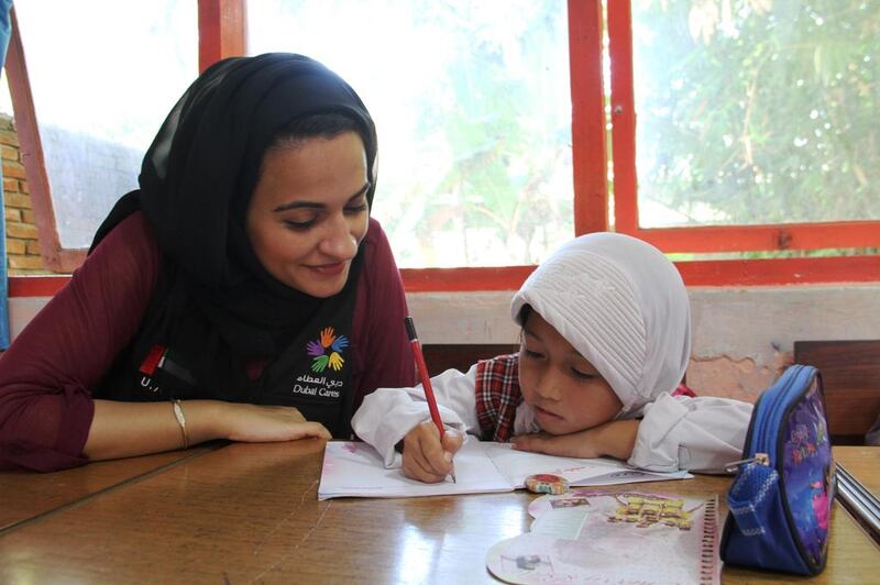 Dubai Cares is already helping Afghanistan’s children to recover from war through its primary education programmes. Courtesy Dubai Cares