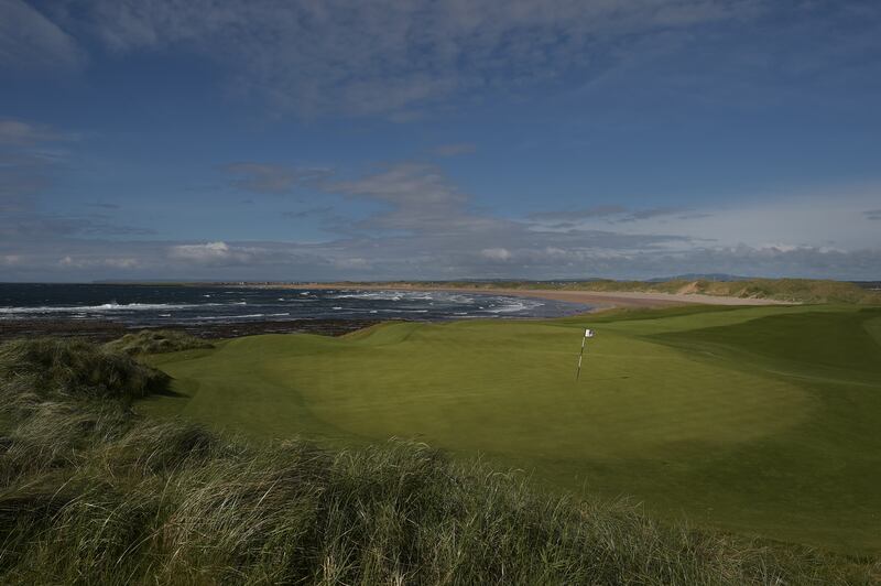 Land at Trump International Golf Links Doonbeg in south-west Ireland is threatened by coastal erosion. Getty Images