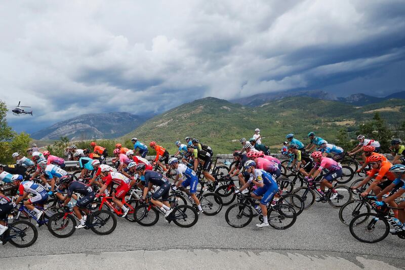 The peloton during Stage 3 of the Tour de France. Reuters