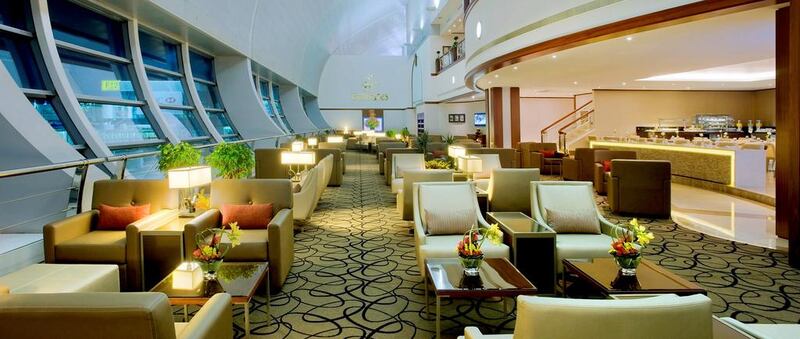 Emirates Airline's lounge for first class passengers in Dubai International Airport.



WAM