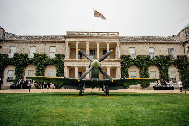 An IWC black tie cocktail reception is held followed by a private dinner with the pilots Steve Boultbee Brooks and Matt Jones at Goodwood, to celebrate the longest flight expedition. Remy Steiner / Getty Images for IWC