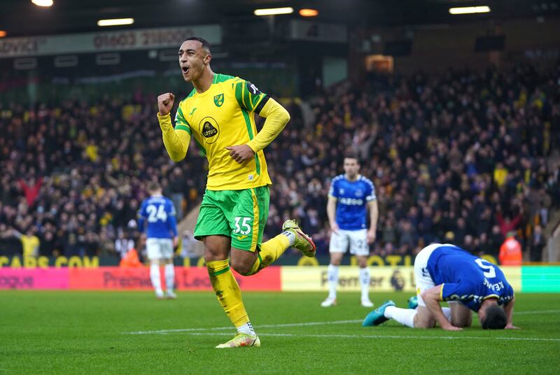 Centre forward: Adam Idah (Norwich City) – Got a fully deserved first Premier League goal in his 27th top-flight game to cap his dominant display against Everton. PA