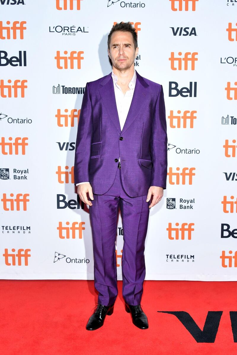 Sam Rockwell attends the 'Jojo Rabbit' premiere during the 2019 Toronto International Film Festival on September 8, 2019. AFP