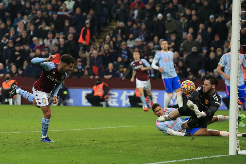 MANCHESTER UNITED: David de Gea 7. Nothing to do in the first third of the game, then a quick reaction save off a Buendia a corner, then another with his knees from Digne just before half time. Full stretch save from Ramsey on 48 minutes. Excellent positioning and reactions. More saves than any goalkeeper in the league this season. AFP