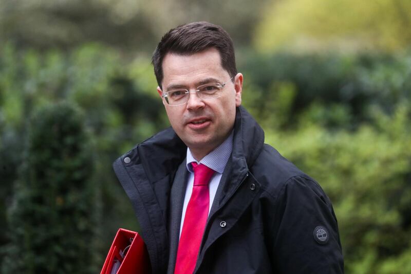James Brokenshire, U.K. communities secretary, arrives for a meeting of cabinet ministers at number 10 Downing Street in London, U.K., on Tuesday, April 2, 2019. U.K. Prime Minister Theresa May is expected to confront her most senior ministers with the potentially explosive option to delay Brexit by months, as the U.K. struggles to find a plan for leaving the European Union. Photographer: Simon Dawson/Bloomberg