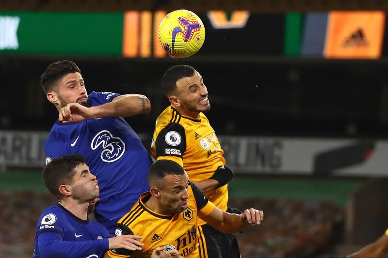 Romain Saiss - 6, Showed plenty of resolve in his defensive play whenever Chelsea’s attackers went at him. AP