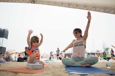 XYoga is open to all ages. Courtesy XYoga Dubai