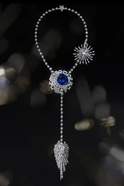 The Allure Celeste necklace is the signature piece from the new 1932 collection. Photo: Chanel