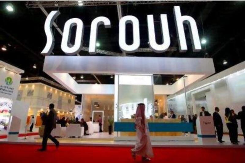 Sorouh stocks closed up 2.24 per cent. Stephen Lock / The National