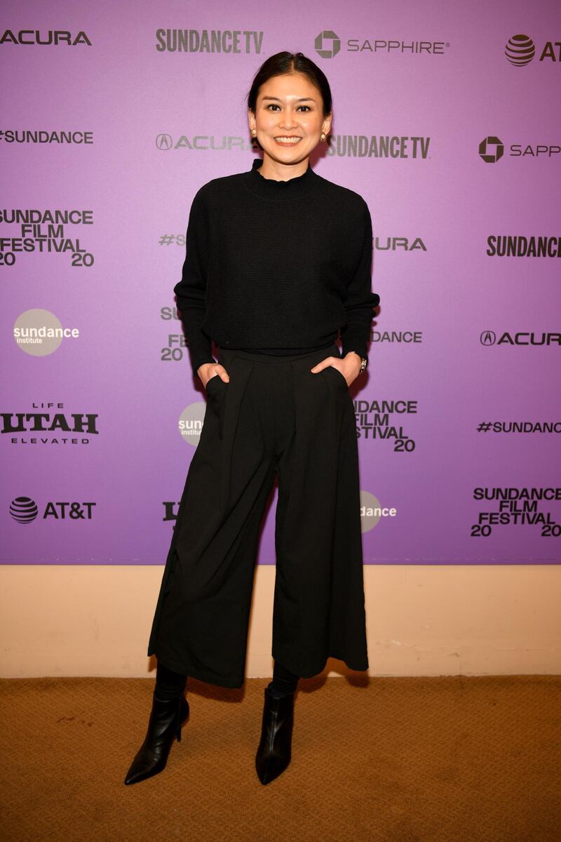 Marissa Anita attends the 'Impetigore' premiere at the 2020 Sundance Film Festival. AFP