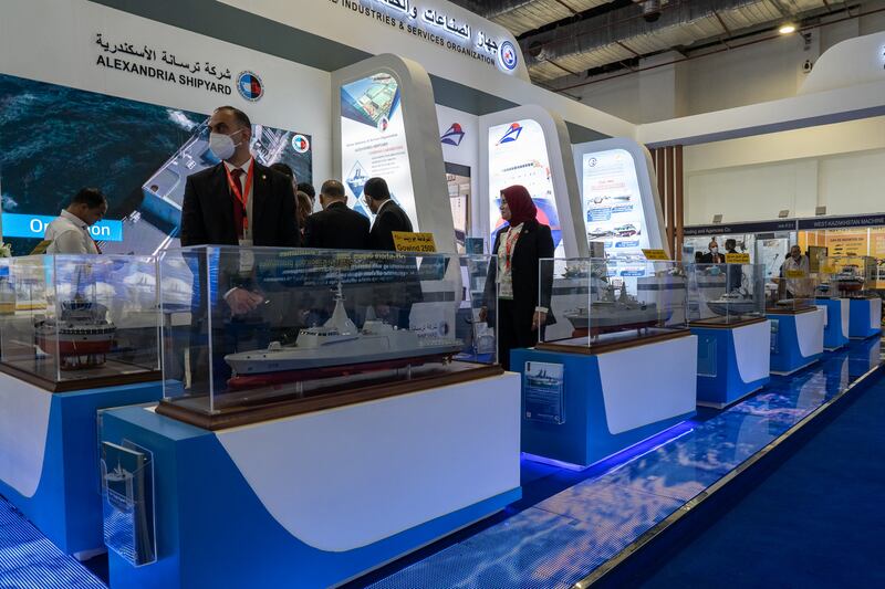 The second Egypt Defence Expo (EDEX) kicked off on Monday in Cairo, Egypt. Mahmoud Nasr / The National
