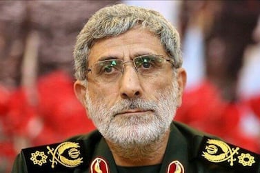 Esmail Qaani, the new head of the Islamic Revolutionary Guards' foreign operations arm after its commander, Qassem Suleimani, was killed in a US strike on Baghdad airport. AFP