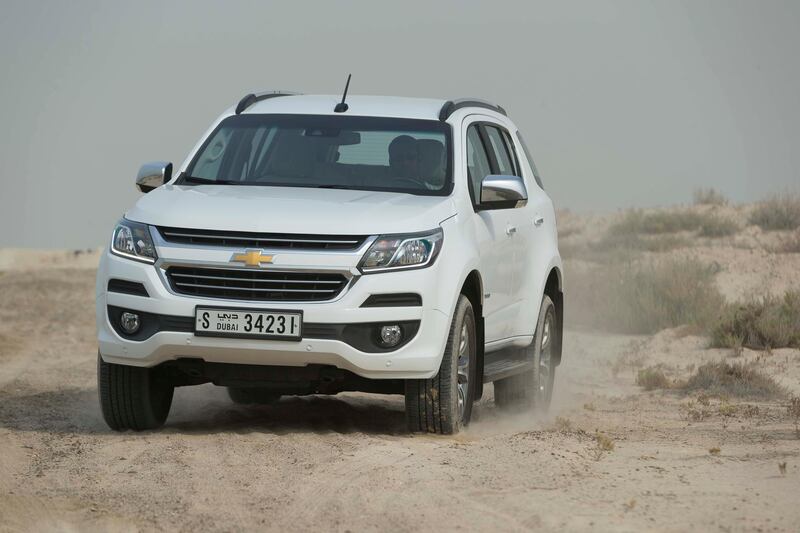 DUBAI, UNITED ARAB EMIRATES, 13 JUNE 2017. Chevrolet Trailblazer for Motoring. (Photo: Antonie Robertson/The National) Journalist: Gautam Sharma. Section: Motoring.